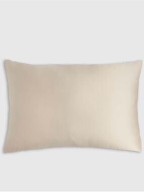 Long Fiber SILK Champagne color PILLOWCASES. King Size. Zipper close. A Set of 2